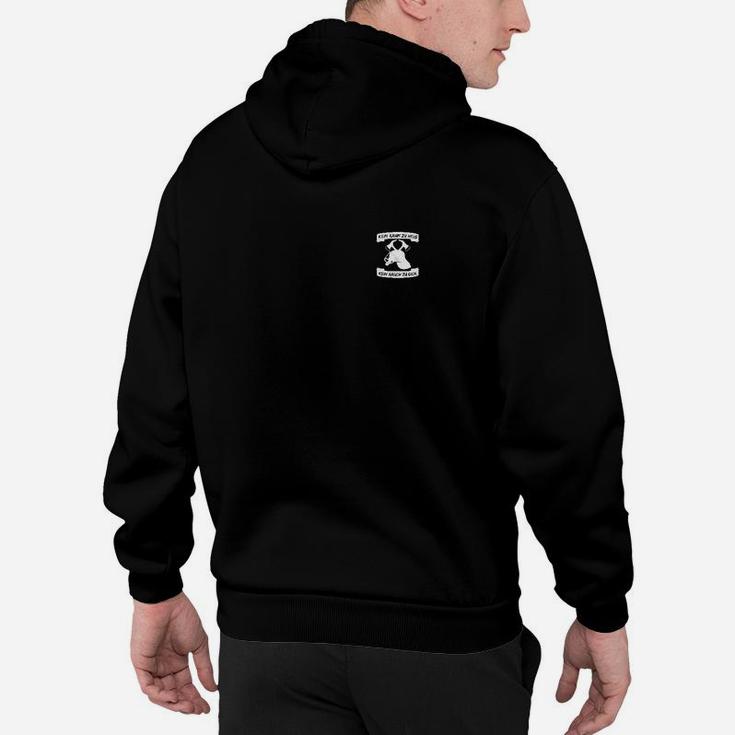 Schwarzes Hoodie für Herren mit coolem Logo-Druck, Stilvolles Design