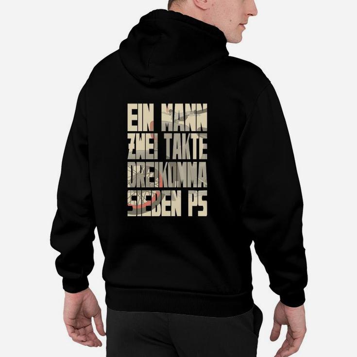 Simson Schwalbe Ein Mann Zwei Takte Hoodie