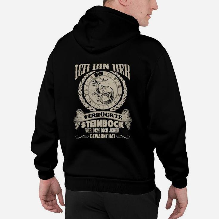 Steinbock Herren Hoodie mit Motiv - Verrückter Steinbock Charakter