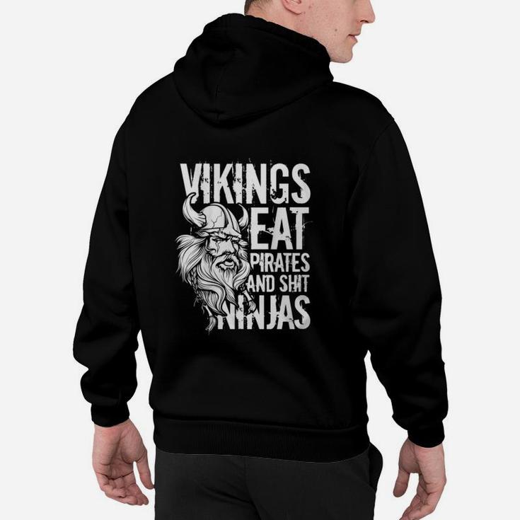 Wikinger Hoodie Wikinger besiegen Piraten & Ninjas für Herren