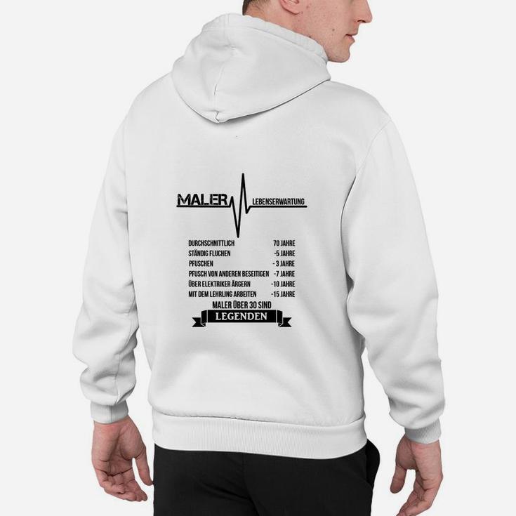 Herren Hoodie Maler Karriereleiter, Humorvolles Berufsdesign