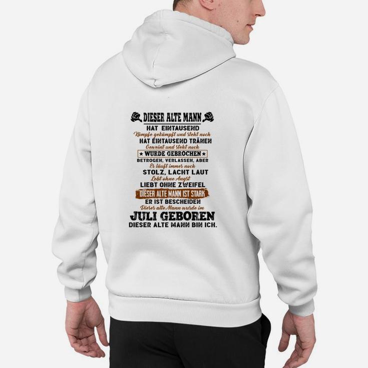 Juli Geboren Die Rückseite Hoodie