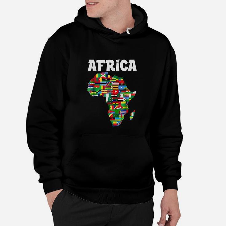 Africa Proud African Country Flags Continent Love Hoodie | Seseable