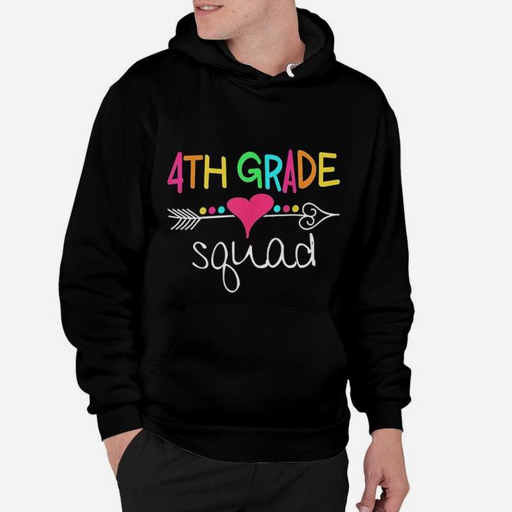 4th Grade Squad Fourth Teacher Student Team Back To School Hoodie