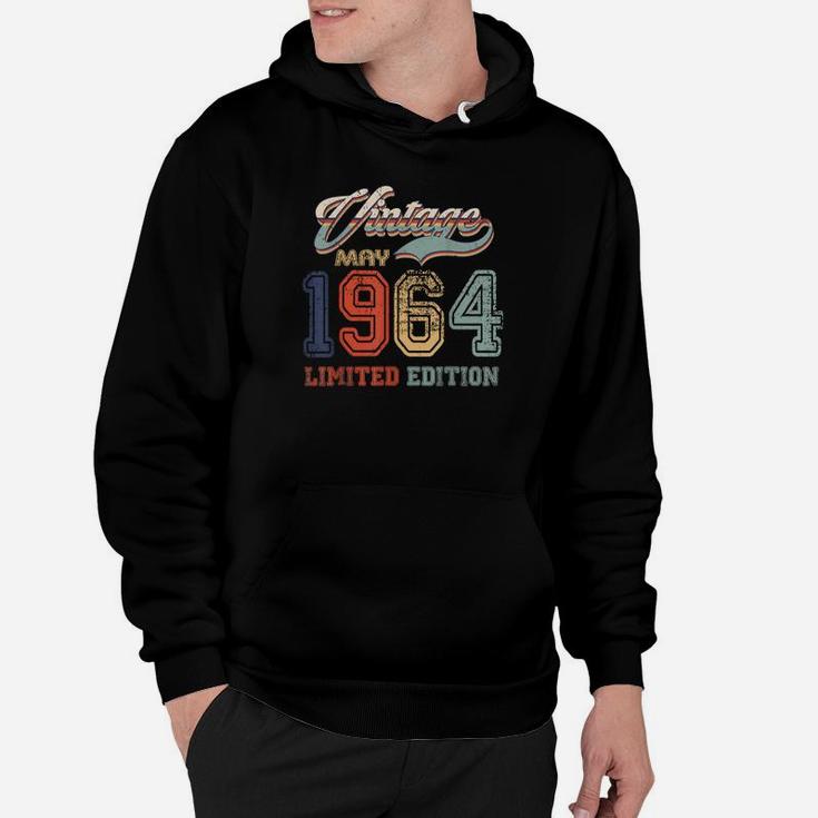 57 Jahre Alt Retro Vintage Mai 1964 Lustig 57 Geburtstag Hoodie