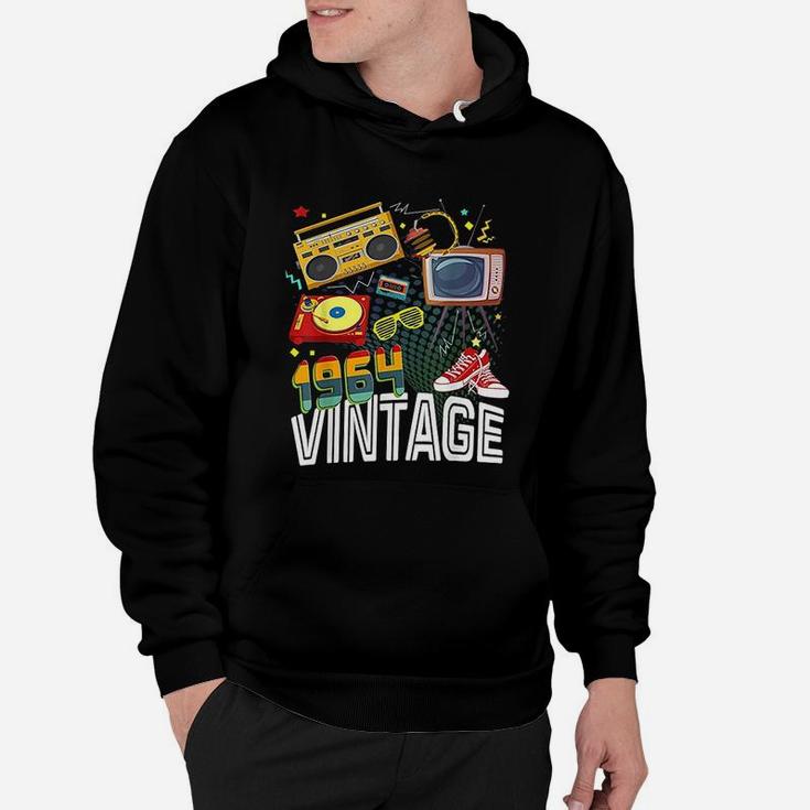 58th Birthday 58 Years Old Vintage 1964 Retro 80s 90s Style  Hoodie