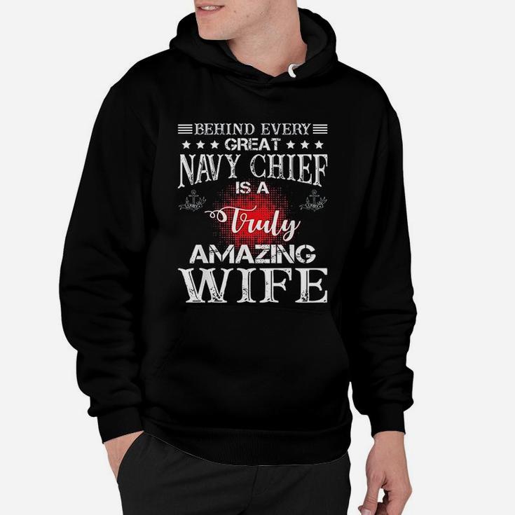 A Truly Amazing Wife Navy Chief Hoodie