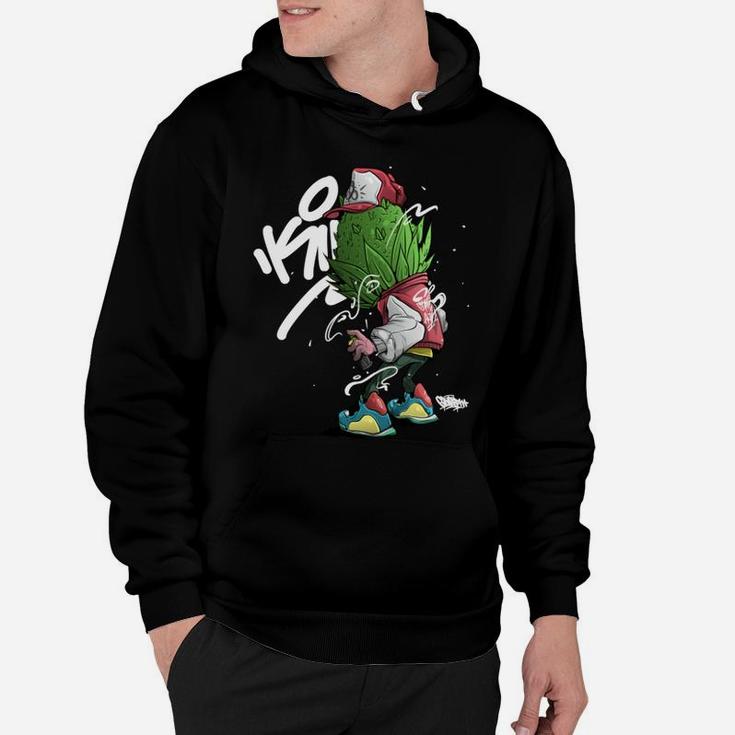 Anime-Charakter Design Hoodie in Schwarz für Herren und Damen