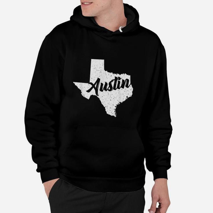 Austin Texas Gift Native Vintage Retro State Hoodie