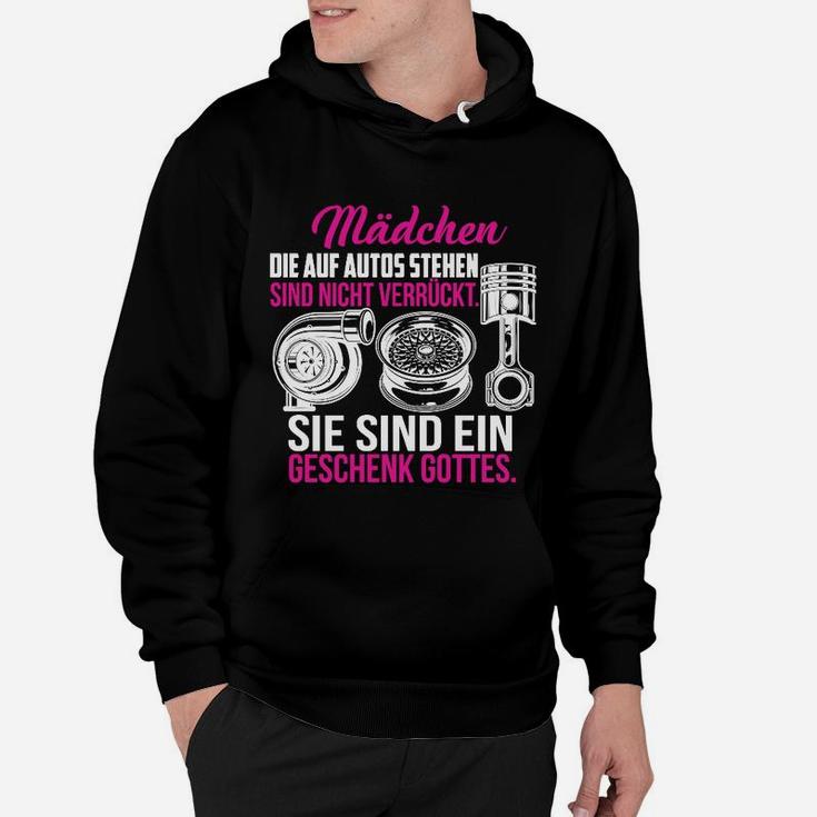 Auto-Motiv Hoodie für Frauen - Mädchen & Autos Spruch