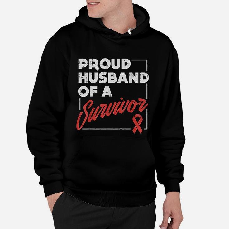 Awareness Support Aneurysm Proud Husband Survivor Hoodie
