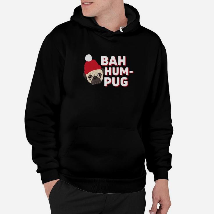 Bah Hum Pug Christmas Pugs Dog Lovers Funny Hoodie