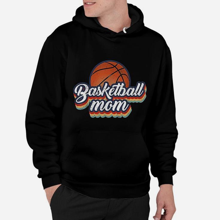 Basketball Mom Vintage 90s Style Basketball Mother Gift Hoodie