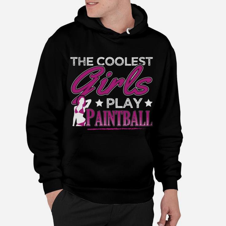 Begrenzte Coolste Mädchen Paintball Hoodie