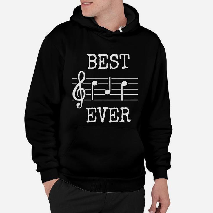 Best Dad Ever Music Shirt Cute Funny Saying Father Hoodie