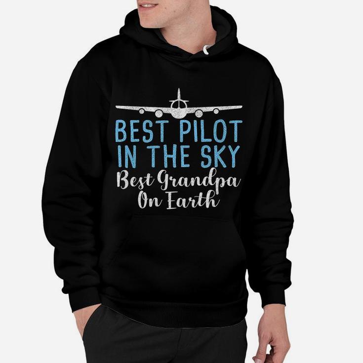 Best Pilot In The Sky Best Grandpa On Earth Hoodie