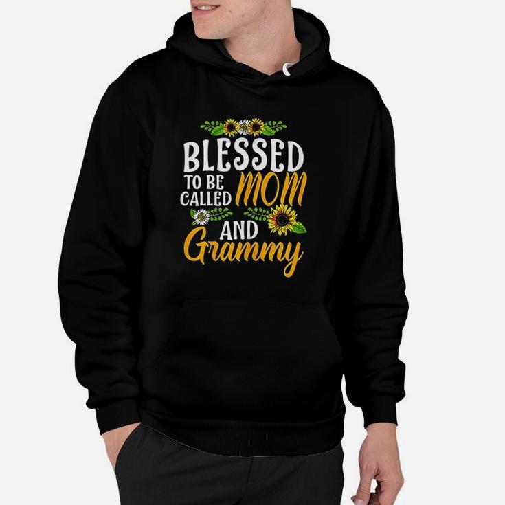 Blessed To Be Called Mom And Grammy Thanksgiving Christmas Hoodie