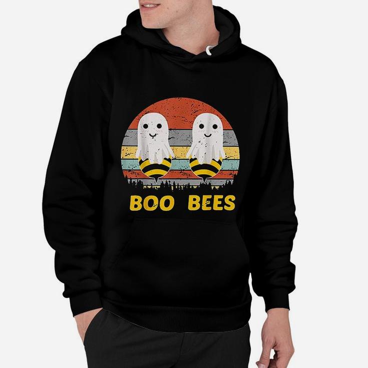 Boo Bees Vintage Halloween Vintage Boo Bees Funny Hoodie