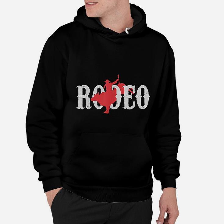 Bull Riding Rodeo Western Country Bull Rider Gift Hoodie