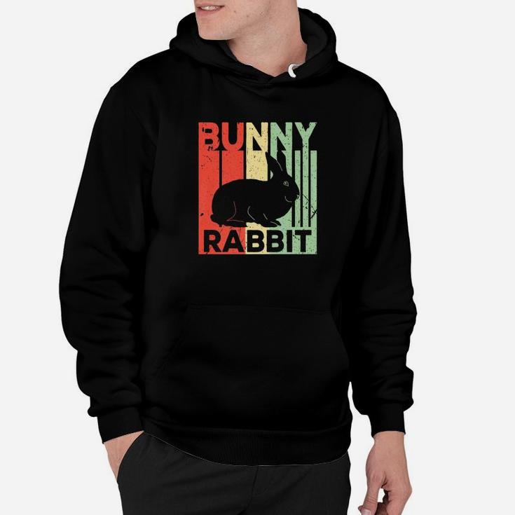 Bunny Rabbit Vintage Retro Unisex Premium Hoodie
