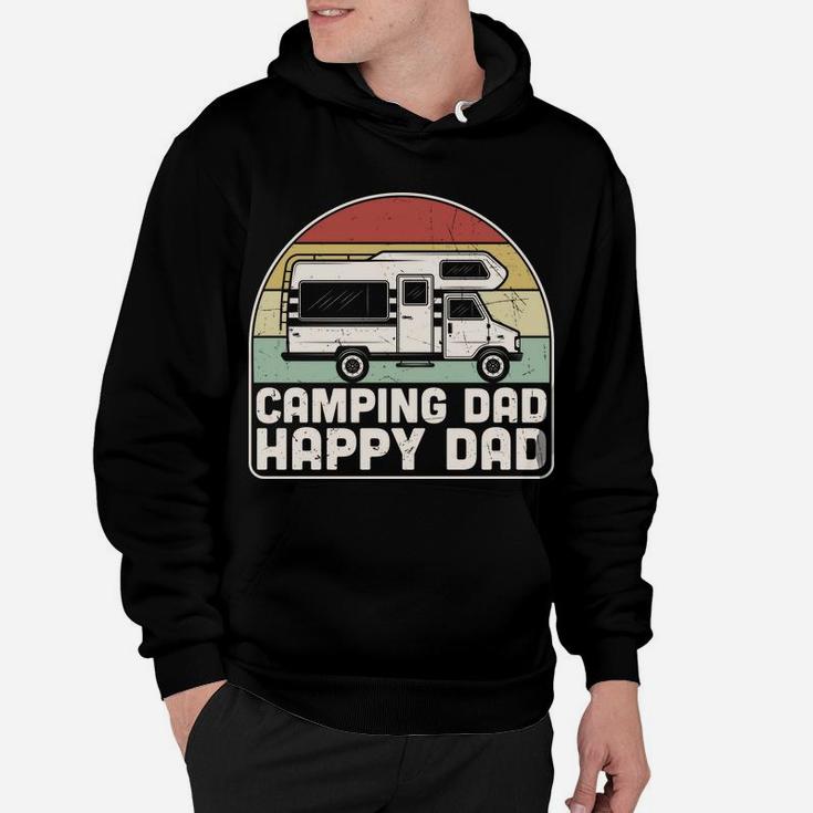 Camping Dad Happy Dad Truck Vintage Gift For Father Hoodie