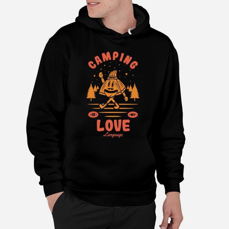 Camping Is My Love Language Camping Night Hoodie