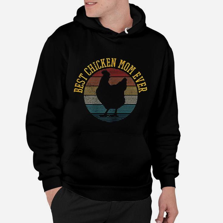 Chicken Mom Vintage Retro Good Gifts For Mom Hoodie