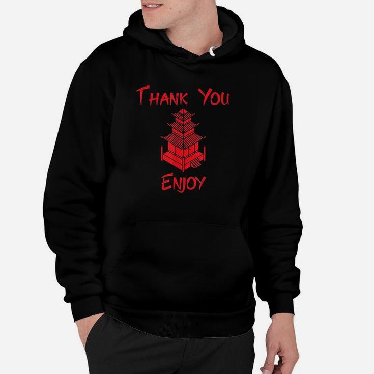 Chinese Take Out Food Costume Thank You Enjoy Hoodie