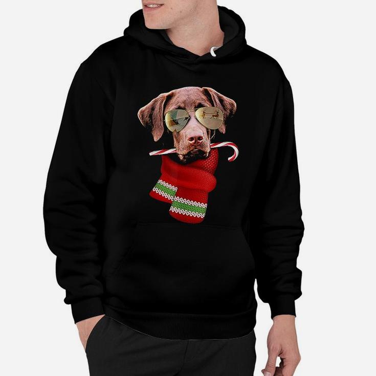 Chocolate Labrador Christmas Gift For Dog Lovers Sunglasses Hoodie