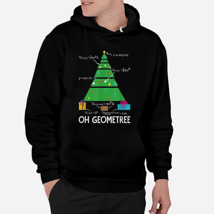 Christmas Tree Geometree Geometry Funny Math Teacher Hoodie