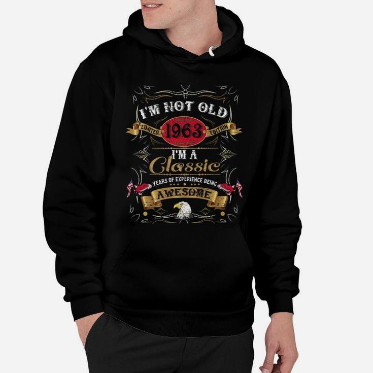 Classic 59th Birthday Gift Vintage 1963 For Men Women  Hoodie
