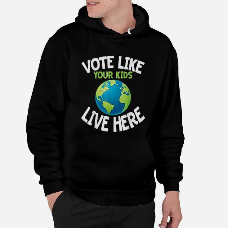 Climate Activist Earth Day Parent Child Fun Gift Hoodie