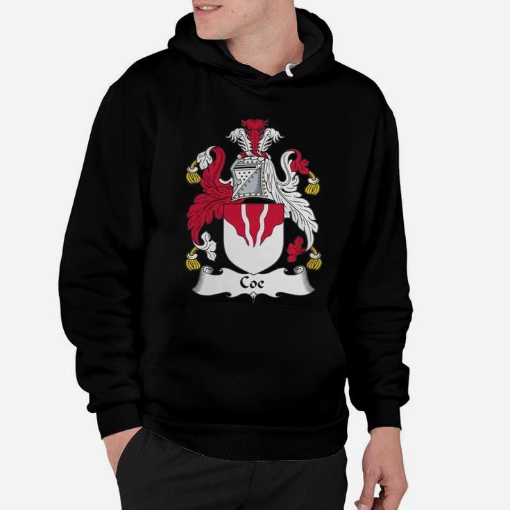 Coe Family Crest / Coat Of Arms British Family Crests Hoodie
