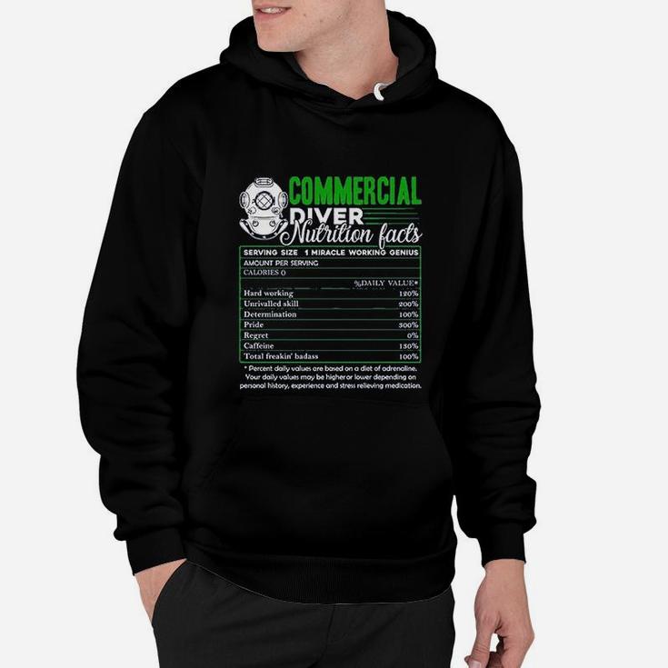 Commercial Diver Commercial Diver Nutrition Facts Hoodie