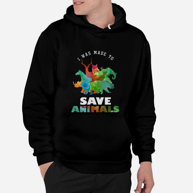 Cool Vets Veterinarian Made To Save Animal Rescuer Gift Hoodie