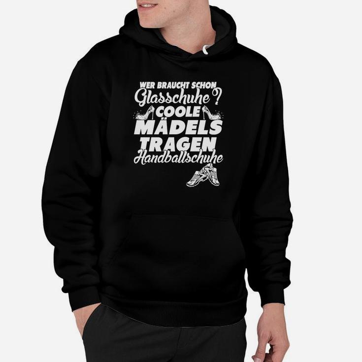 Coole Mädels Tragen Handballschuhe Hoodie