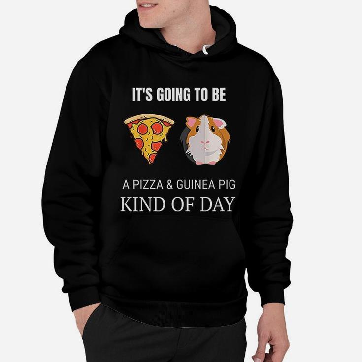 Cute Funny Guinea Pig Lover Pizza Lover Graphic Hoodie