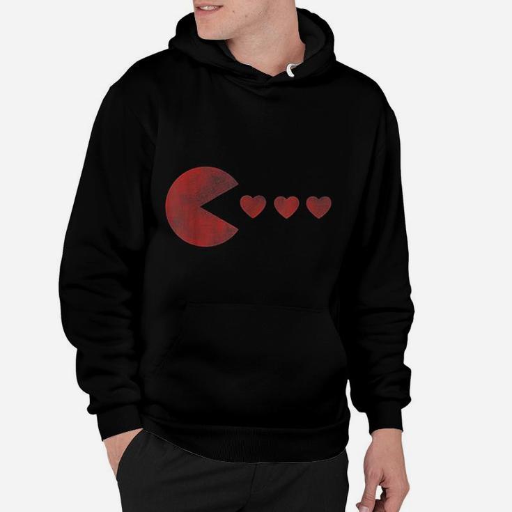 Cute Valentines Day Gift For Kids Girls Boys Gamer Hearts Hoodie