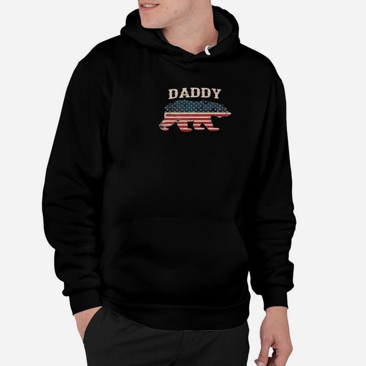 Daddy Flag Bear Hoodie