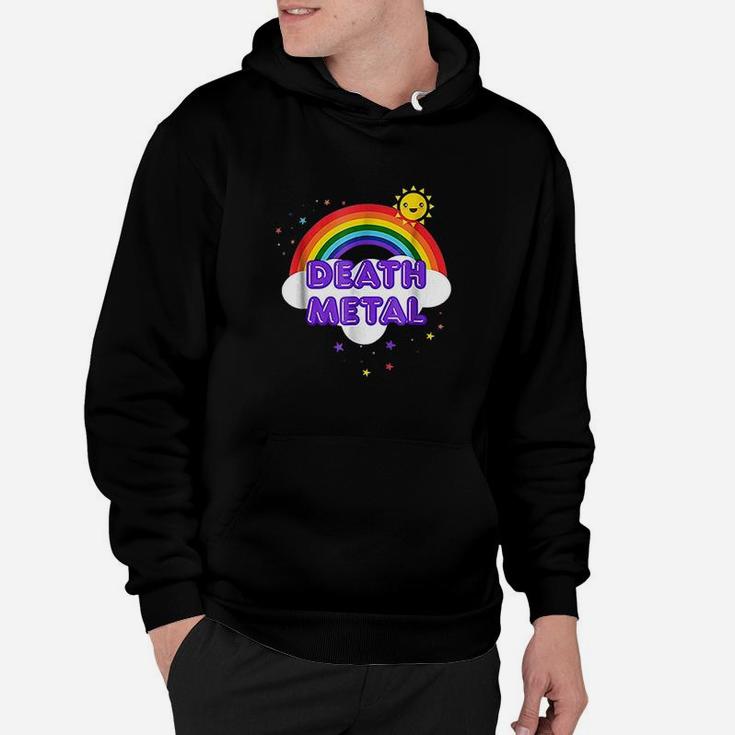 Death Metal Rainbow Funny Heavy Metal Cool Hoodie