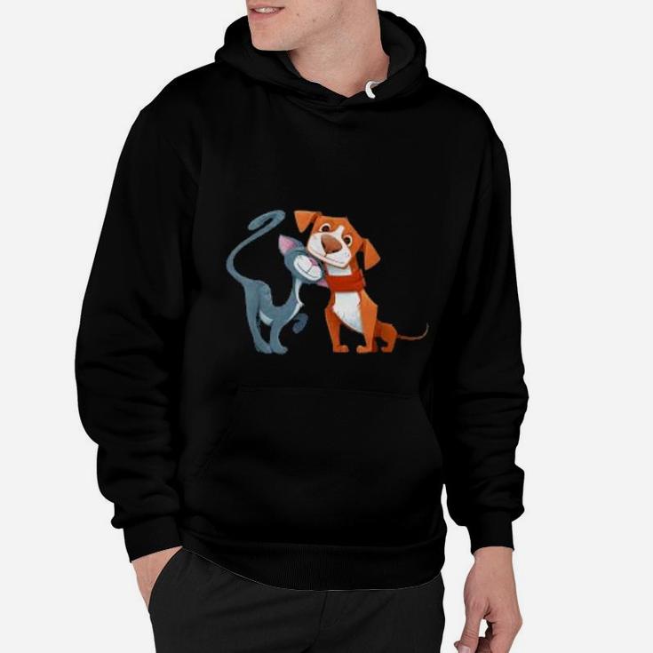 Dog And Cat Best Friends Hoodie