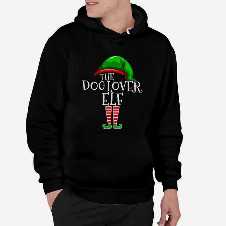 Dog Lover Elf Group Matching Family Christmas Gift Hoodie