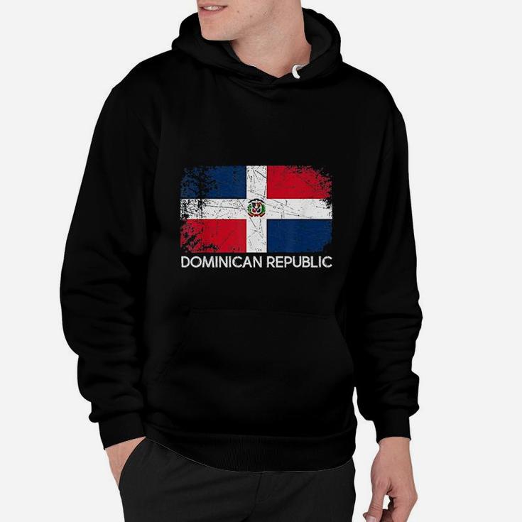 Dominican Flag Vintage Made In Dominican Republic Hoodie