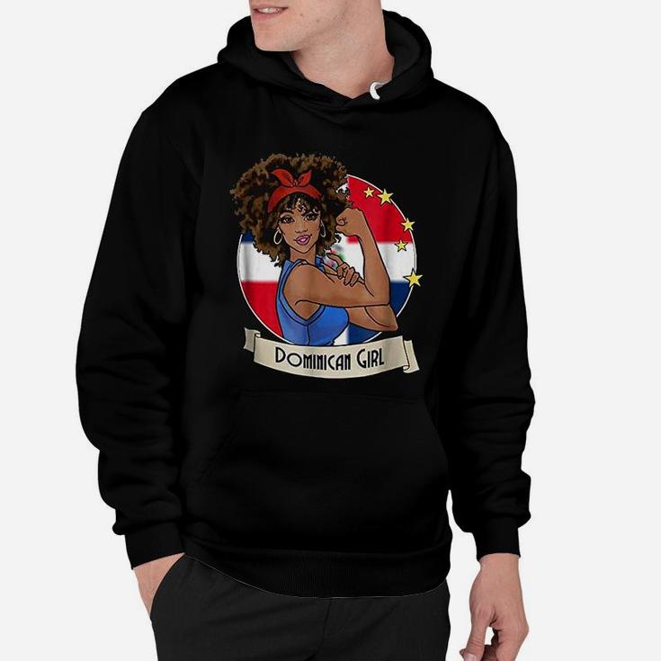 Dominican Girl Strong Dominican Republic Pride Hoodie