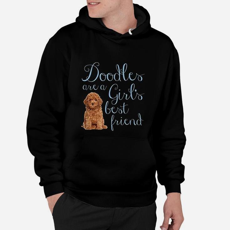 Doodles Are A Girls Best Friend Golden Labradoodle Dog Mom Hoodie