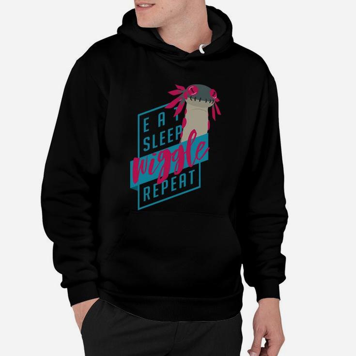 Eat Sleep Wiggle Repeat Monster Hunter Design Hoodie Seseable UK