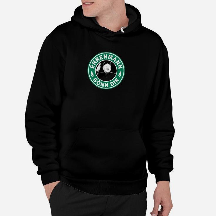 Ehrenmann Logo Hoodie Schwarz, Stilvolles Herrenmode