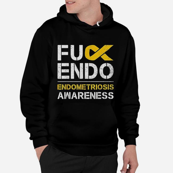 Endo Endometriosis Awareness Month Endo Support Ribbon Hoodie