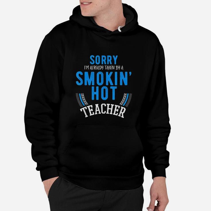 Engaged To A Teacher Funny Marry Hot Teachers Gift Hoodie