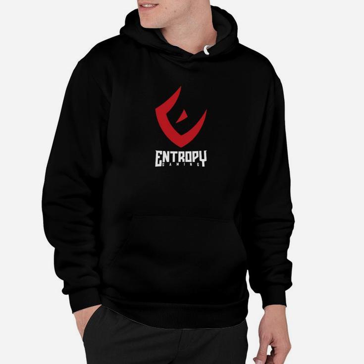 Entropy Logo Herren Hoodie in Schwarz, Modernes Grafikdesign